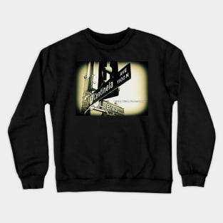 Centinela Avenue & La Brea Avenue2, Inglewood, CA by Mistah Wilson Crewneck Sweatshirt